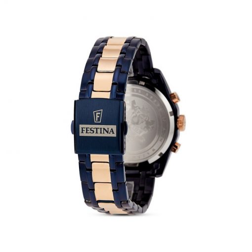 Reloj FESTINA CHRONO F16857-1 BLUE & GOLD by EUROPTIME