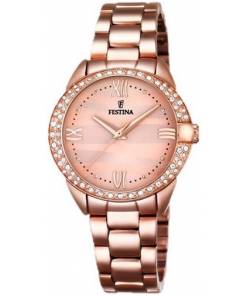 Reloj de mujer F16920-2 enchapado en oro by TimesEuropa