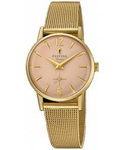 Reloj de mujer F20259-2 RETRO GOLD by TimesEuropa Tienda FESTINA Online